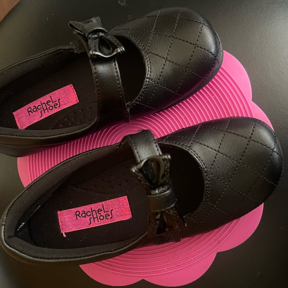 Little Girl Black Dress Shoes Size 13